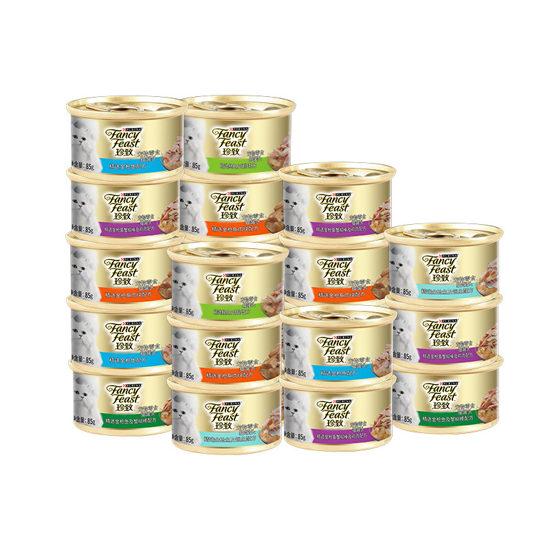 ���ڲ���������ޡ���Ͽ�ζװ85g*22 0g ����Ӫ������è��ͷ������èʪ��22�޳�è��Ӫ����ˮ��ʳè��ʳ��