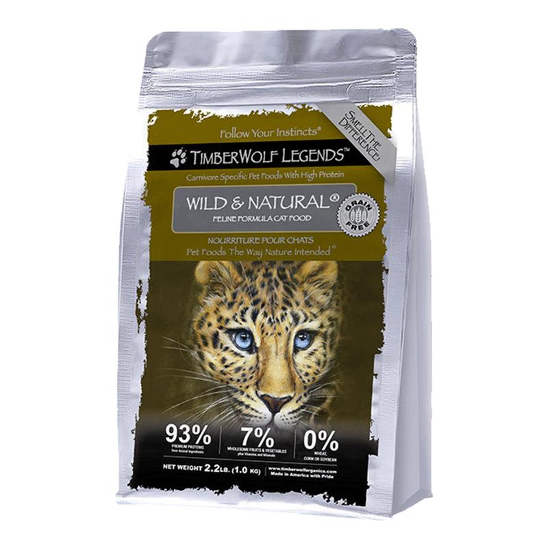 【下拉详情享优惠】TimberWolf草本魔力高蛋白鸡猫粮10磅鱼肉猫粮