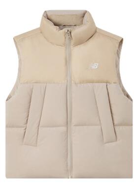 【90%】New Balance nb童装儿童男女立领羽绒背心马甲ND7JE4E083