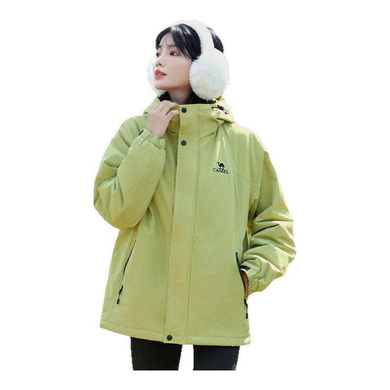 骆驼女装棉服2025新款秋冬夹棉户外防水防风外套加绒加厚保暖棉衣
