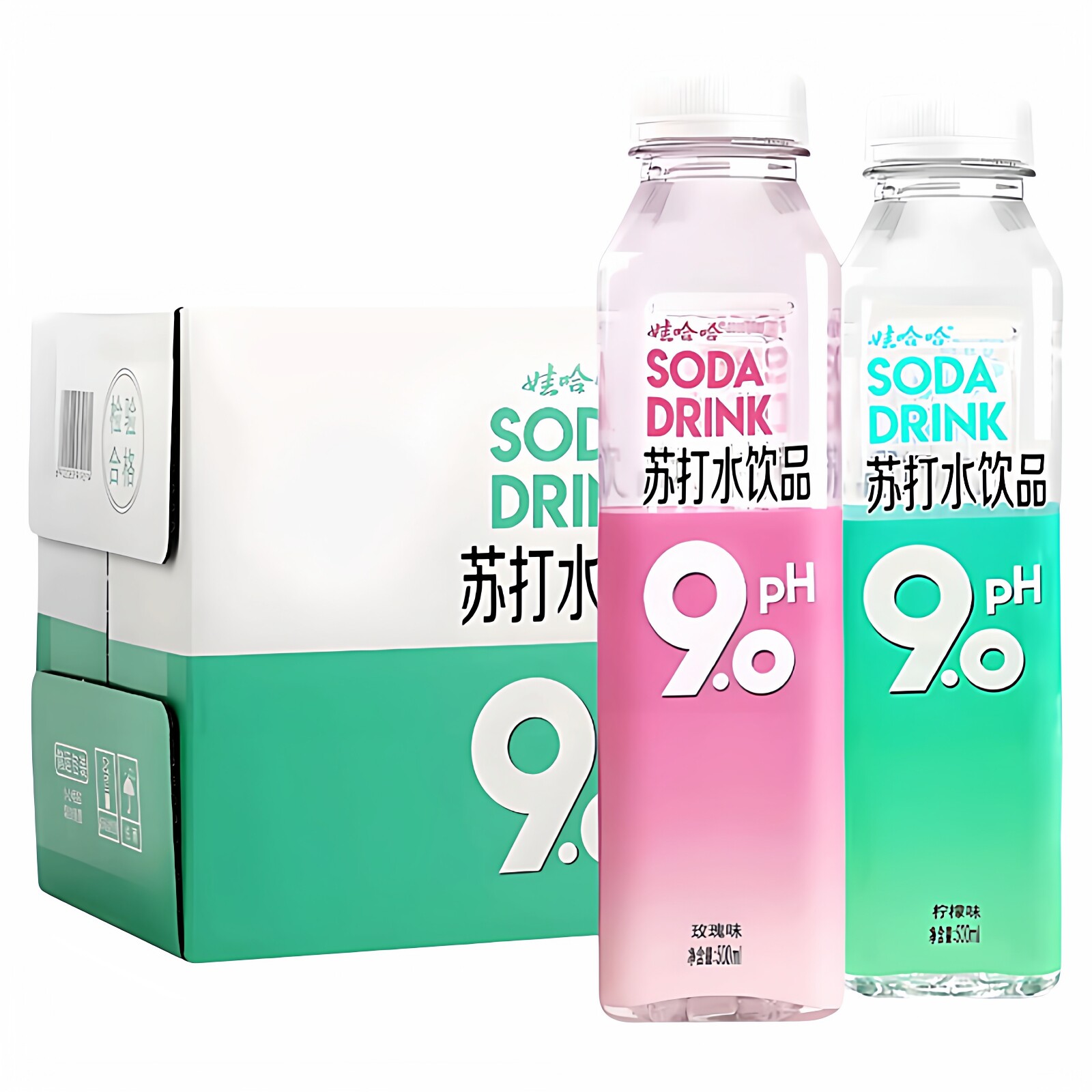 娃哈哈苏打水500ml*15瓶弱磁性水