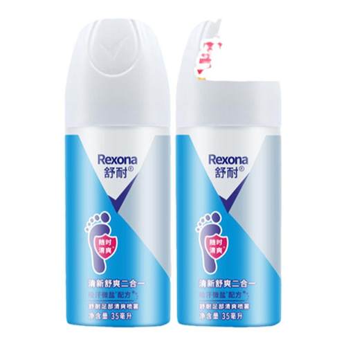 舒耐足喷清新草木香干爽透气