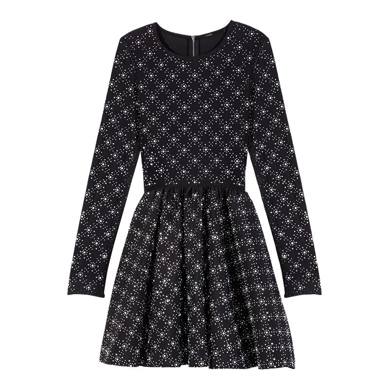 时尚仿钻装饰点缀 气质收腰短款款式