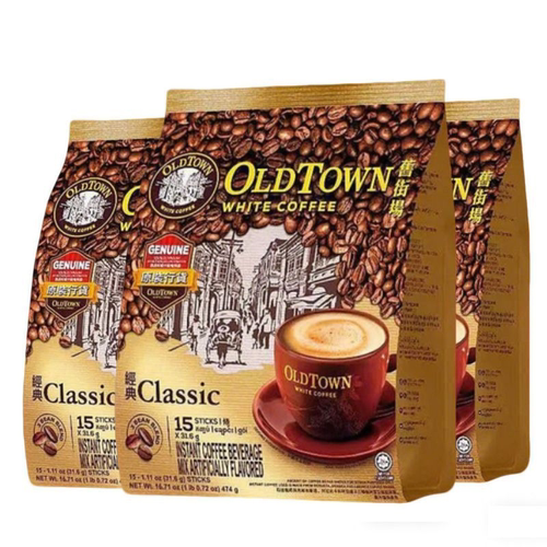 旧街场/OLDTOWN三合一白咖啡拿铁