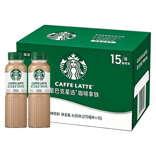 星巴克星选6瓶270ml低糖