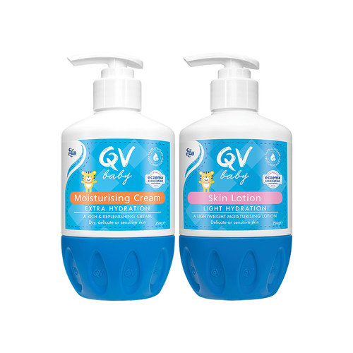澳洲Ego QV小老虎面霜保湿滋润好吸收不黏腻婴儿桃子虎身体乳250g