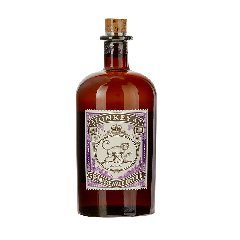 Monkey 47/猴王47德国黑森林进口Gin金酒500ML杜松子酒金汤力调酒