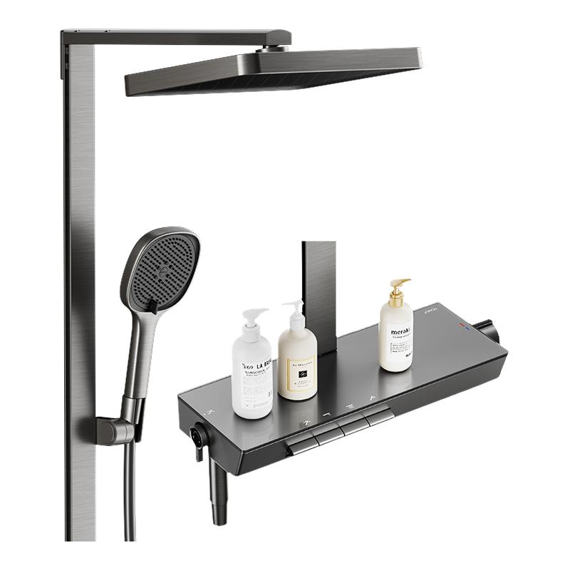 九牧卫浴花洒套装淋浴家用钢琴键