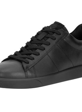 ECCO爱步板鞋男鞋休闲鞋春夏款牛皮板鞋521304