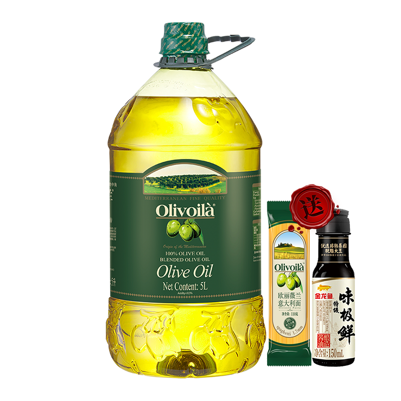 百补红包欧丽薇兰橄榄油食用油5L