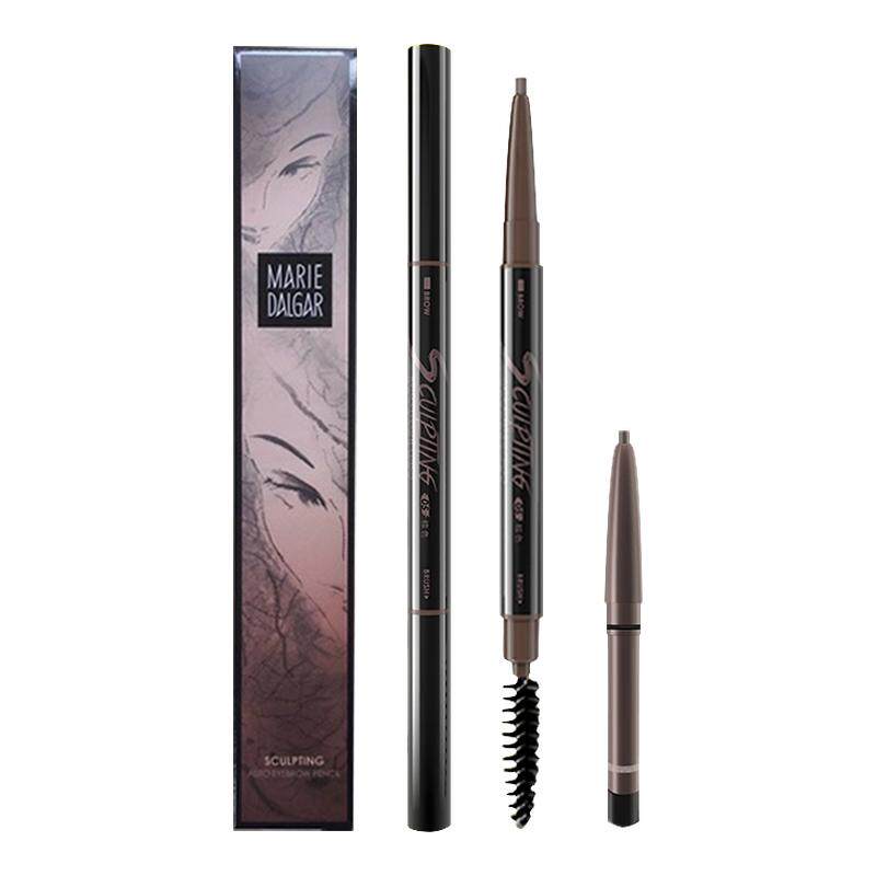 玛丽黛佳眉笔自然生动持久不易脱色纤细拉线雾细滑柔顺眉笔粉唇釉