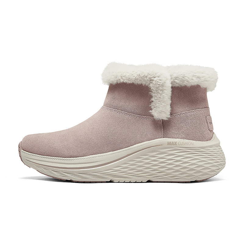 Skechers斯凯奇女士加绒短靴保暖锁温冬季运动休闲轻便雪地靴
