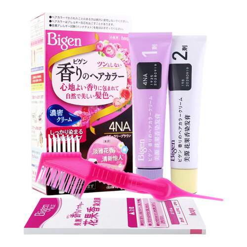 日本进口美源花果香染发剂染发膏
