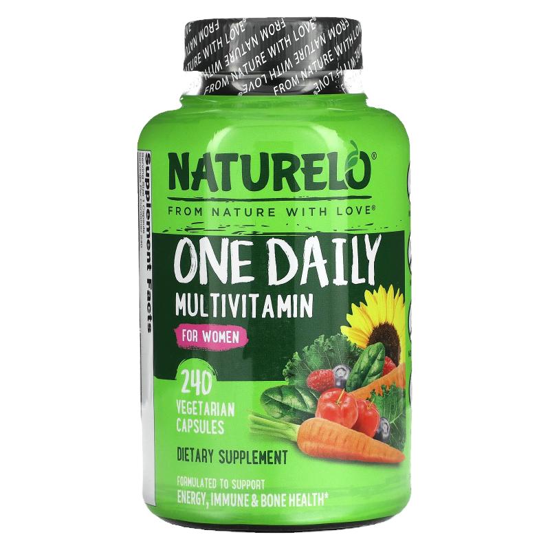 Naturelo女性复合维生素女士综合多维全食物有机果蔬营养