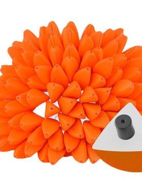 新款橙色三角形七星漂正品鲫鱼专用传统钓散装大号高灵敏菱形漂豆