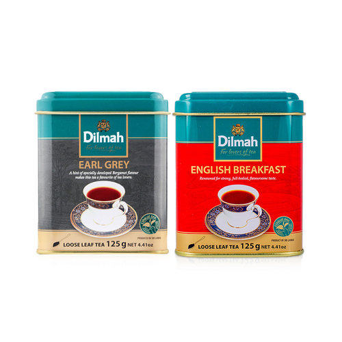 迪尔玛经典罐装锡兰伯爵红茶125g