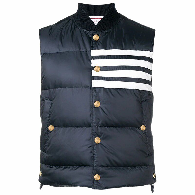 [24期免息]THOM BROWNE 男士四条纹哑光鹅绒羽绒服背心马甲,男装,羽绒马甲,淘宝优惠券,粉丝福利购,淘宝优惠卷