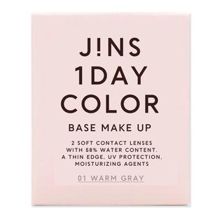 10片装 JINS睛姿隐形眼镜1DAY COLOR日抛彩色近视隐形眼镜舒适保湿