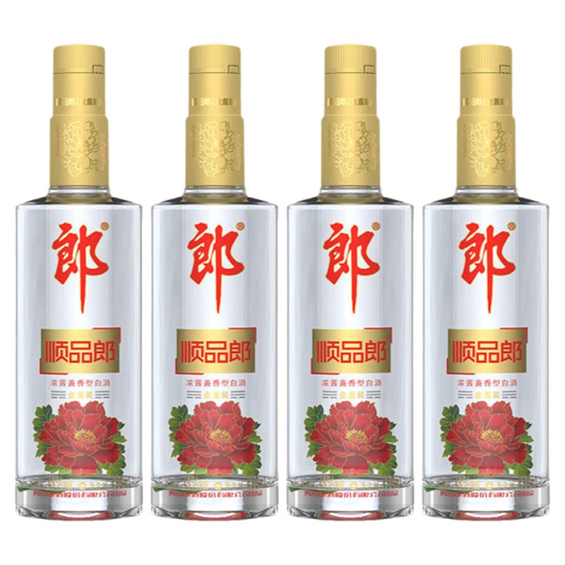 郎酒顺品郎45度旗舰正品浓酱兼香型金盖光瓶口粮酒纯粮食白酒