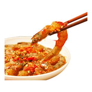 泰式甜辣虾无皮开背生呛麻辣生腌特大虾醉虾即食桶装零食顺丰冷链