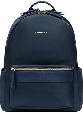 Samsonite/新秀丽双肩包女士通勤时尚轻便旅行书包商务电脑包TQ4