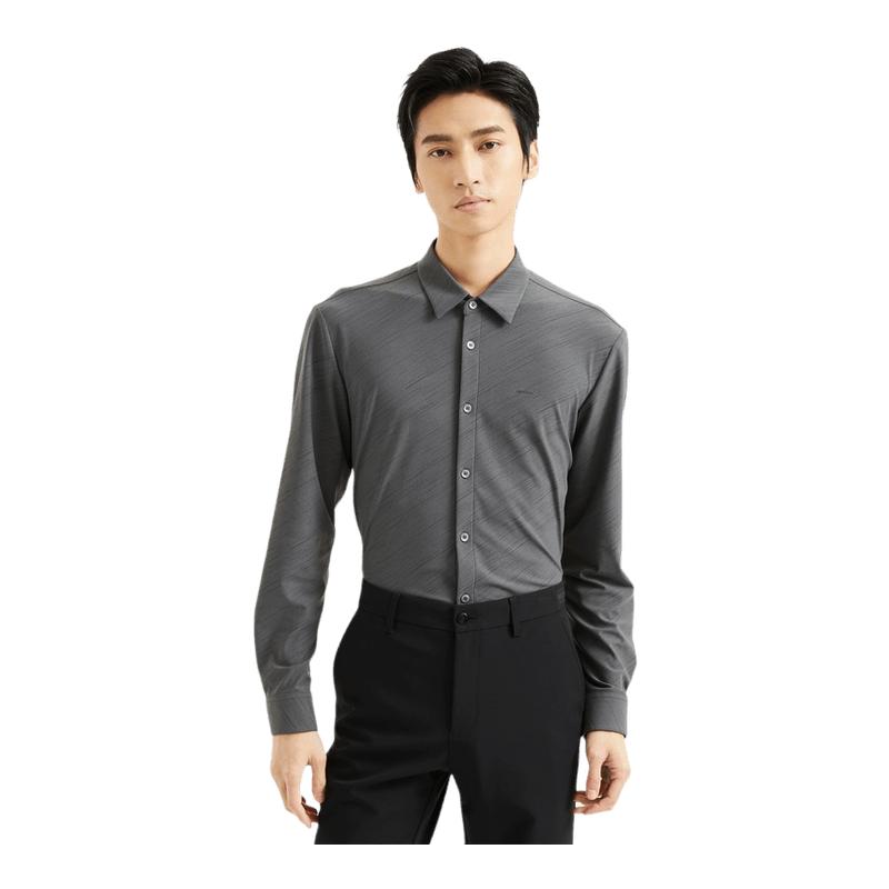 【锦氨肤感】利郎青年商务长袖衬衫男2025秋季休闲衬衣男Q4QXC003