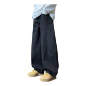 SPIRIT吉普男士 加绒牛仔裤 2025秋冬美式 JEEP 潮牌宽松阔腿弯刀裤