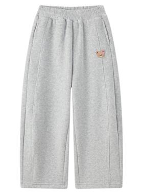 【抗静电】PawinPaw卡通小熊童装25年冬季新款女童针织弯刀裤宽松