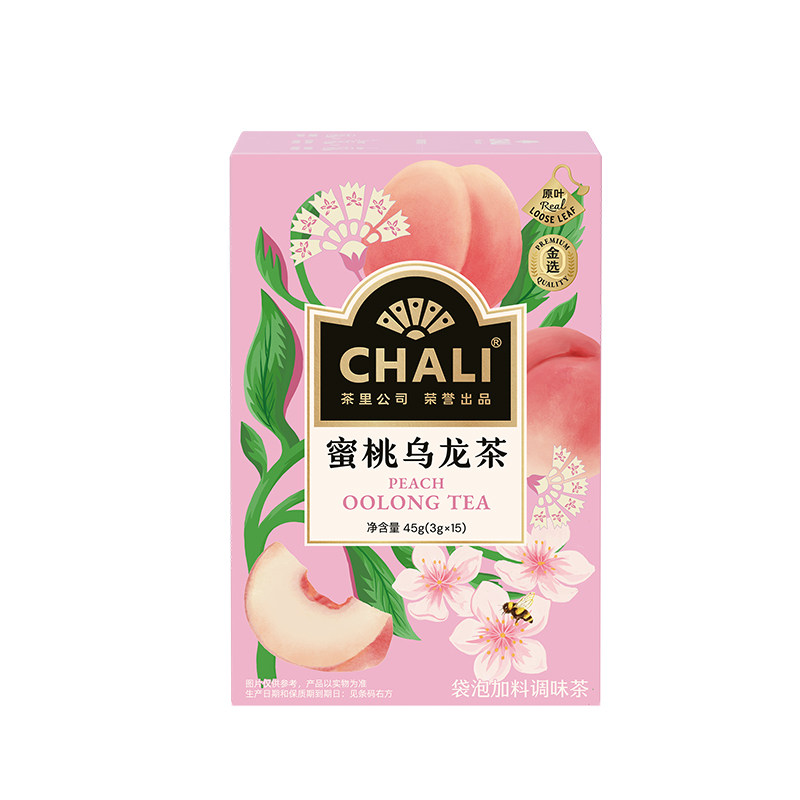 CHALI茶里蜜桃白桃乌龙茶水果茶包花茶养生送礼礼盒茶叶0糖0香精
