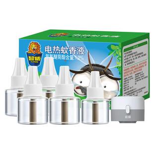 超威电热蚊香液家用插电式套装驱蚊防蚊补充水非无毒正品整箱商用