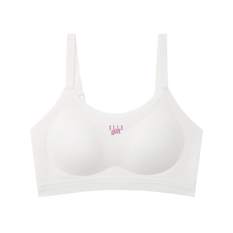ELLE girl初中生可调节肩带少女内衣女童发育期背心高中学生文胸