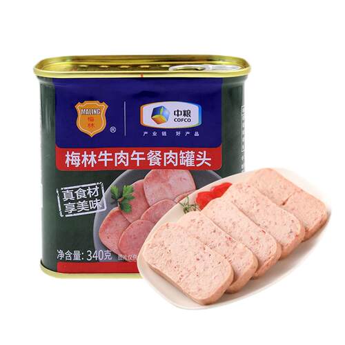 中粮梅林清真牛肉午餐肉罐头