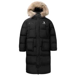 极寒羽绒服男女长款 防水新款 骆驼男装 派克加厚外套冬季 拒水绒