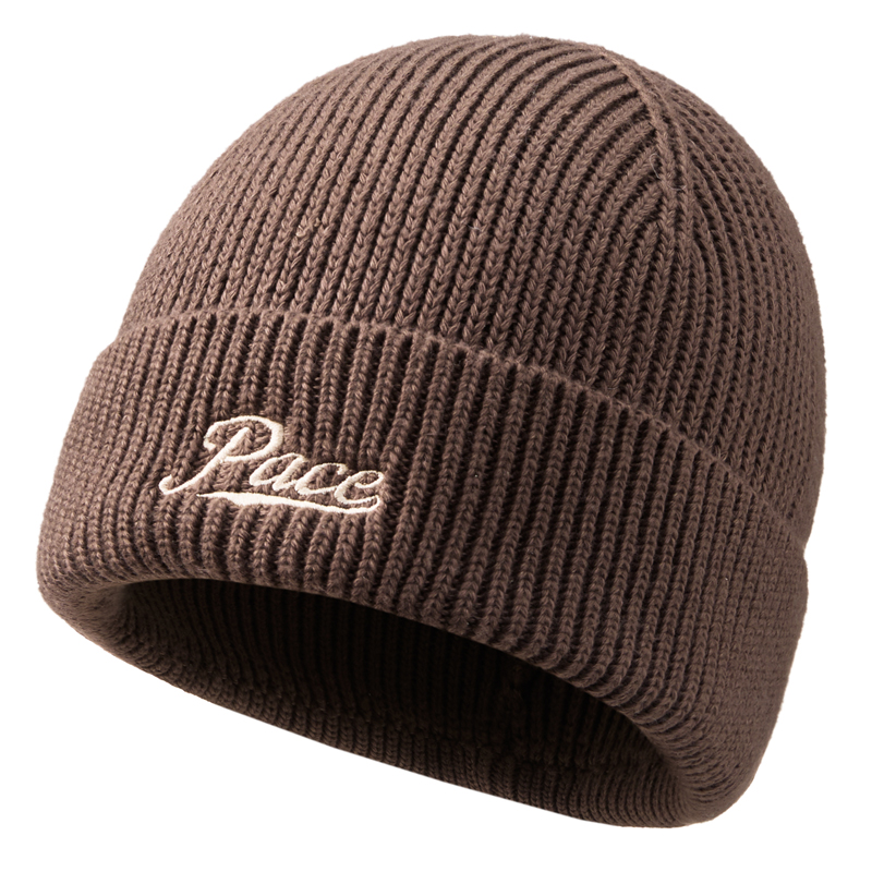 畹町小脸感呼吸帽复古针织帽