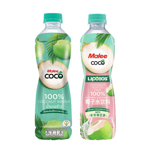泰国Malee玛丽coco椰子水孕妇青椰果汁NFC椰汁饮料左旋肉碱陈哲远