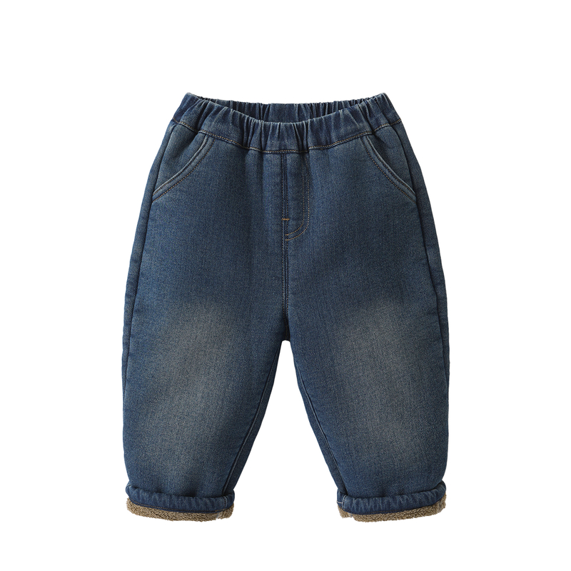 婴儿加绒加厚长裤子冬装