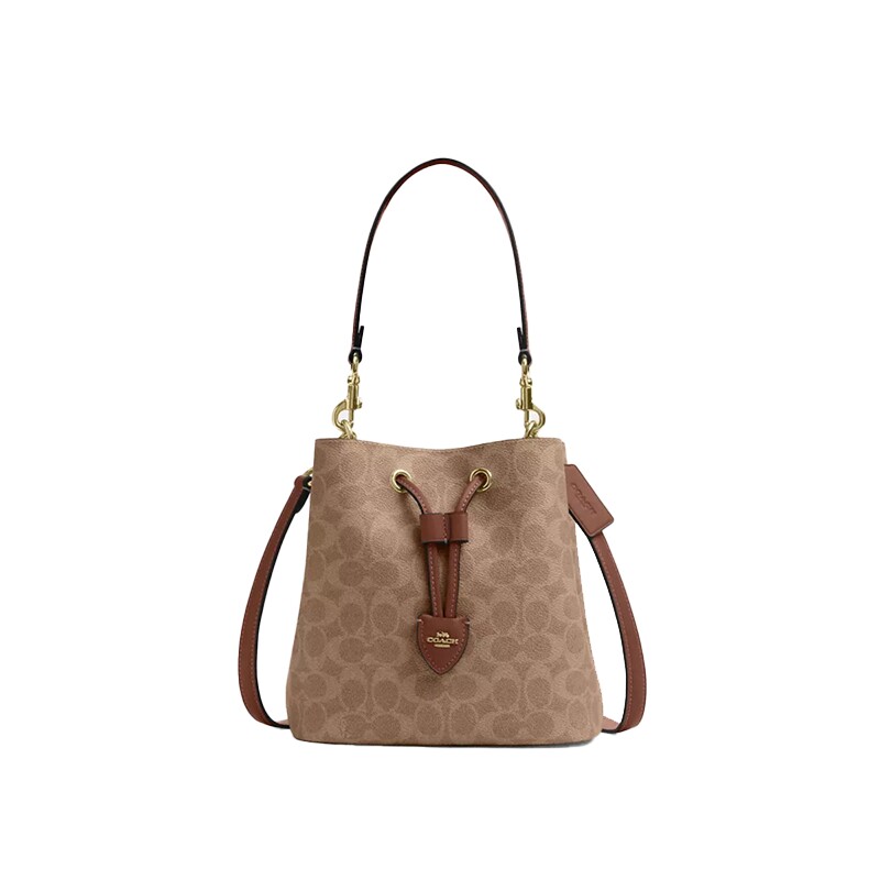 COACH/蔻驰官方 奥莱款女士ROWAN水桶包单肩斜挎手提包CBH07