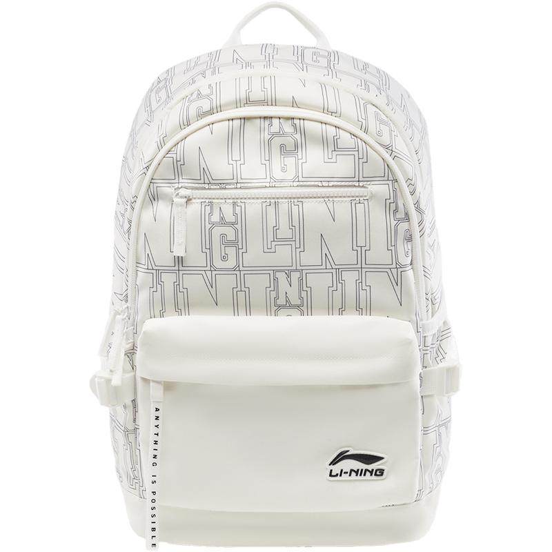 李宁双肩包男女士同款官方设计感大容量学生书包旅行出游运动背包