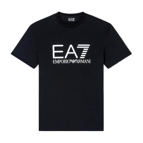 EA7/阿玛尼男士纯棉圆领短袖T恤
