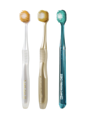 惠百施48孔绒感宽头牙刷软毛清洁情侣成人月子男女专用家庭组合装