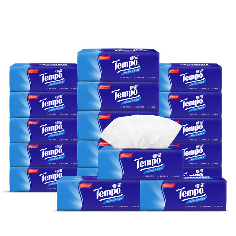得宝抽纸16包4层加厚大尺寸家用纸巾餐巾纸无香面巾纸卫生纸抽,洗护清洁剂/卫生巾/纸/香薰,抽纸,淘宝优惠券,粉丝福利购,淘宝优惠卷