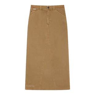 TeenieWeenie小熊奥莱女装 半身裙 牛仔裙复古潮流宽松设计感中长款