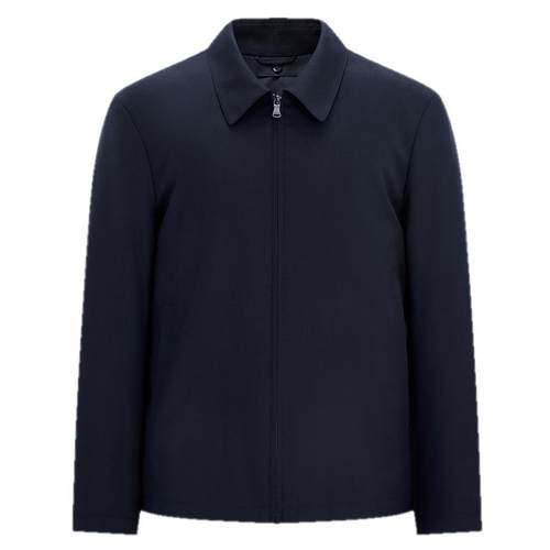 雅戈尔绵羊毛面料鹅绒夹克羽绒服