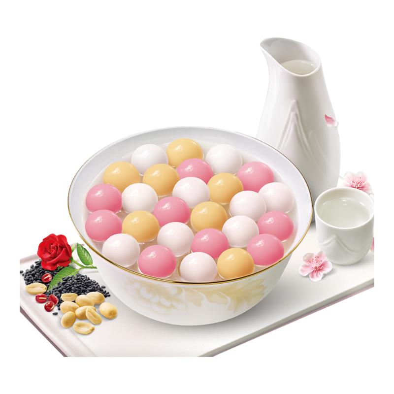 三全玲珑小汤圆水果元宵小圆子