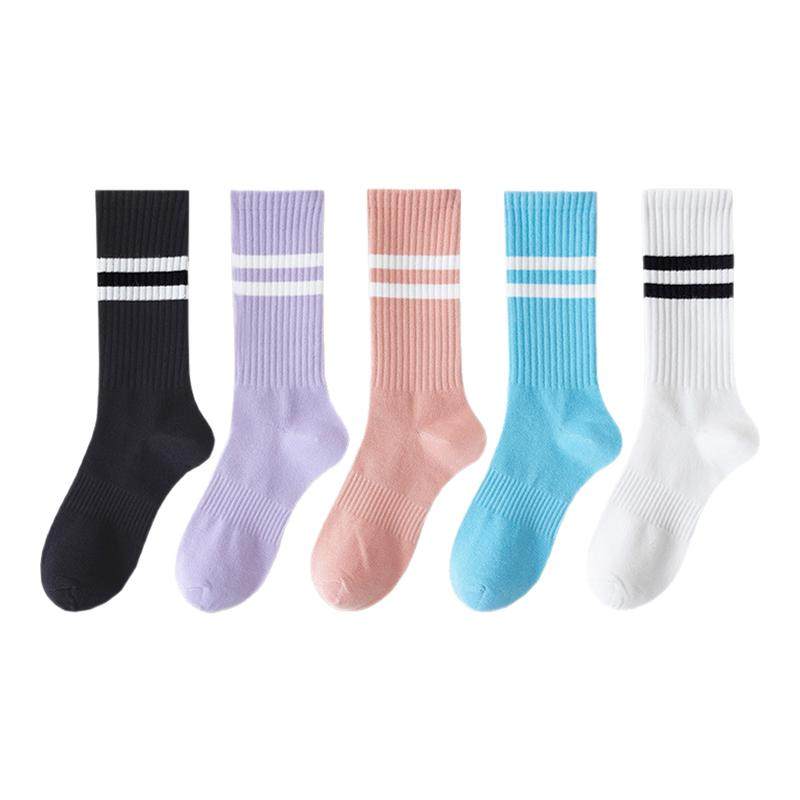 袜子女运动袜吸汗透气春秋季中筒配鲨鱼裤健身棉袜女士长筒瑜伽袜,女士内衣/男士内衣/家居服,中筒袜,淘宝优惠券,粉丝福利购,淘宝优惠卷