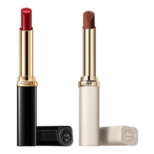 巴黎欧莱雅口红666炸场红绒雾唇霜275保湿 官方旗舰店 唇膏哑光正品