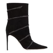 RENE 会员折上折 CAOVILLACLEO系列水钻尖头女士高跟靴子