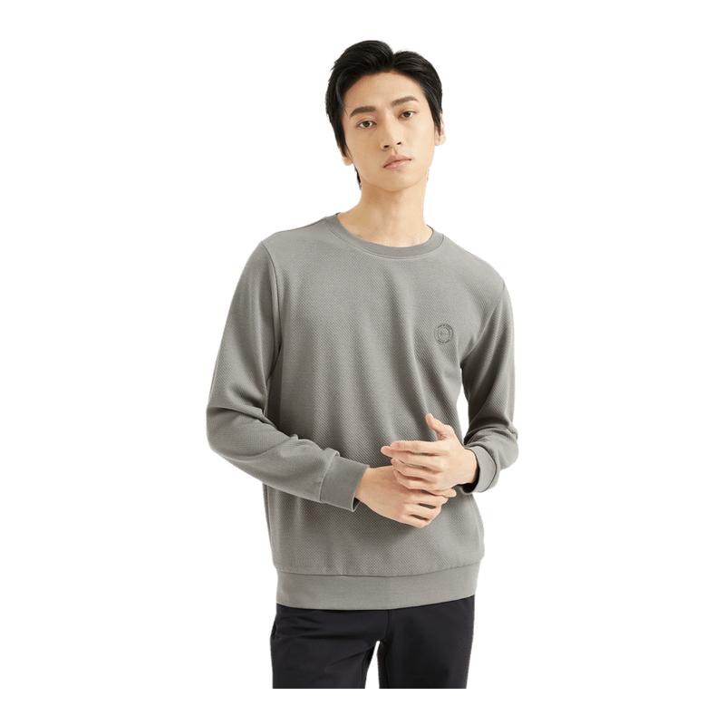 【莫代尔混纺】利郎青年商务卫衣男2025秋季时尚长袖t恤Q4QTX003