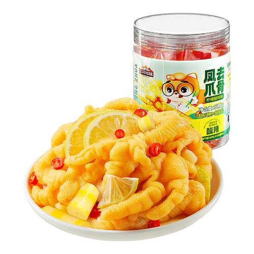 三只松鼠去骨凤爪510g