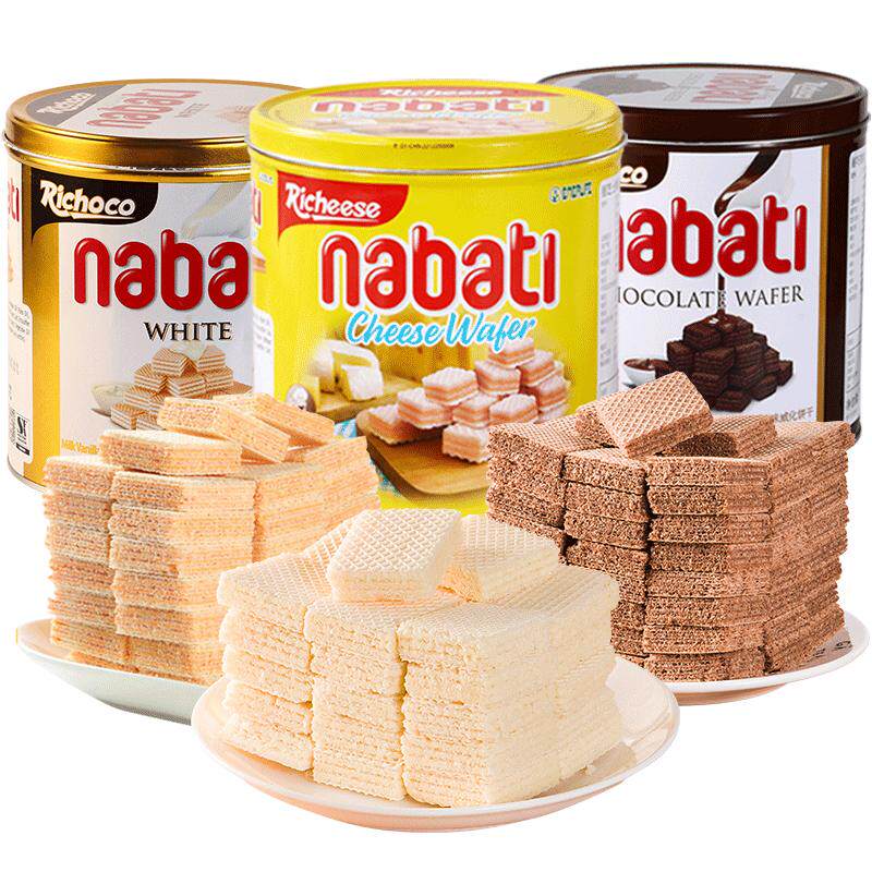 丽芝士威化饼干罐装300g